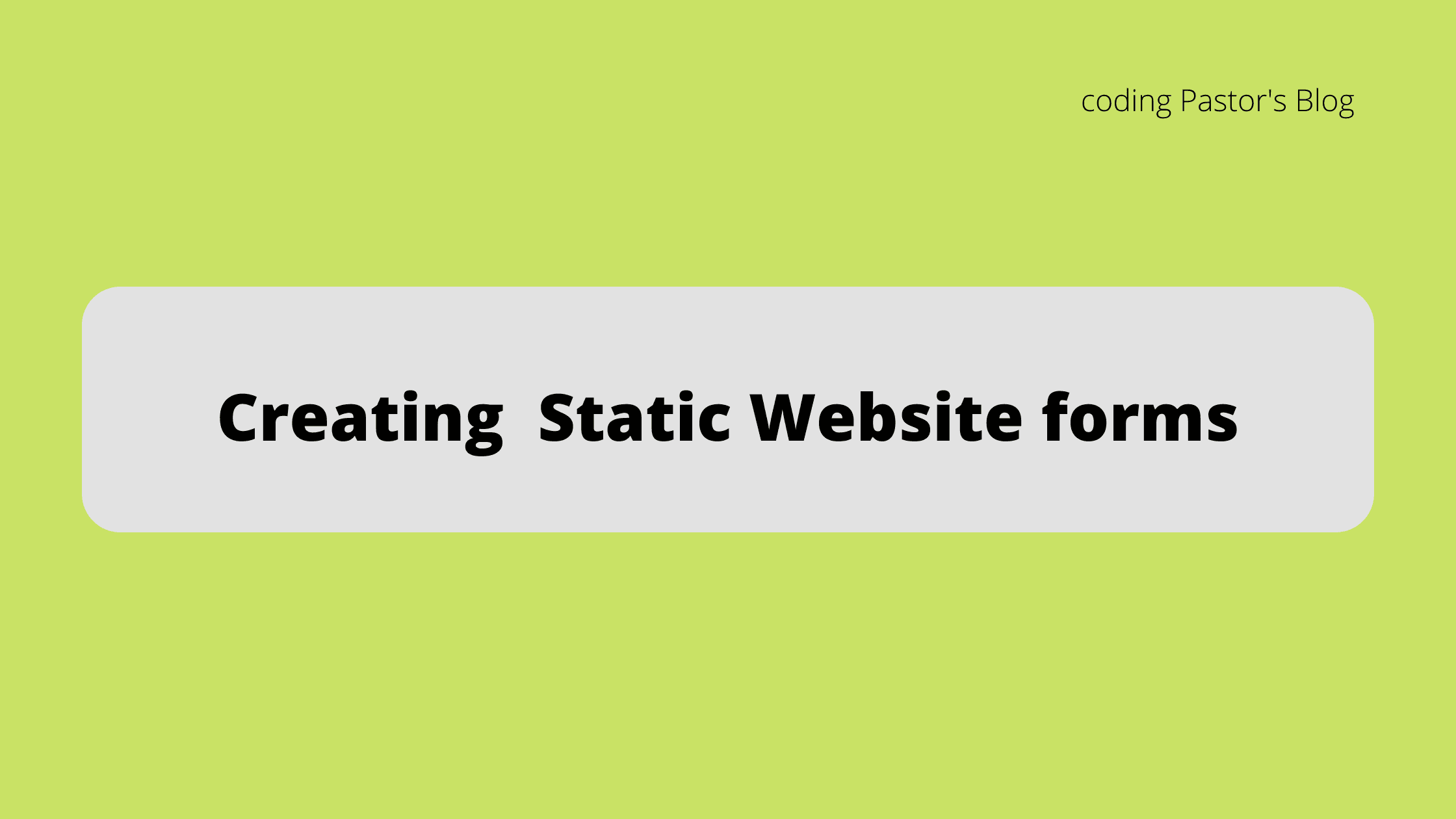Create  Static Website forms with fabform
